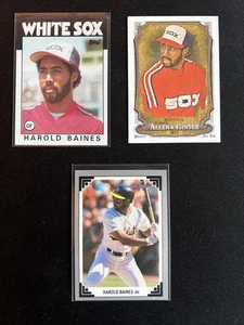 Harold Baines 3 Card MLB Baseball Trading Card Lot White Sox Athletics HOF - Picture 1 of 4