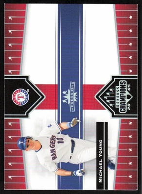 2005 Donruss Champions Impressions #308 Michael Young - Image 1 of 2