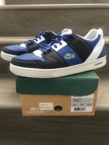 Lacoste Thrill Bright 13CLM3349 Black / White / Blue Shoes | Size 10.5 - Picture 1 of 15
