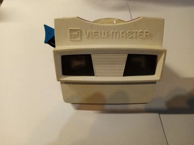 View Master Scheiben- Betrachter /Gerät  in rot-weiss  -recht schön - Bild 1 von 2