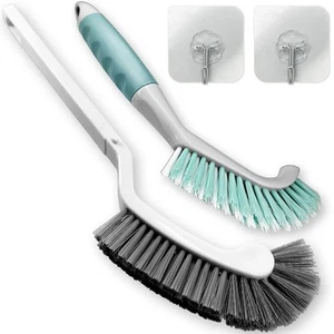 2Pcs Cleaning Brushes, Multi-Purpose Right Angle Brush Scrubbing Kitchen Bath... - Picture 1 of 7