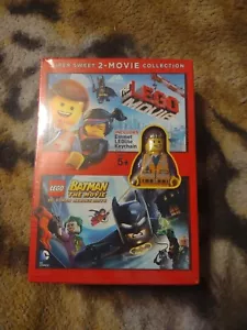 Der LEGO Film/LEGO Batman: Der Film (DVD, 2-Disc-Set + 1 Schlüsselanhänger) ð¶NEU - Bild 1 von 2