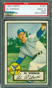 1952 TOPPS # 133 AL WIDMAR PSA 9 PACK FRESH MAC FINEST & SPOTLESS POP 6 * - Bild 1 von 4