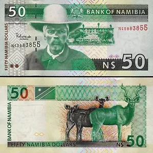 Namibia 50 Dollars 2003, UNC, P-8 - Picture 1 of 3