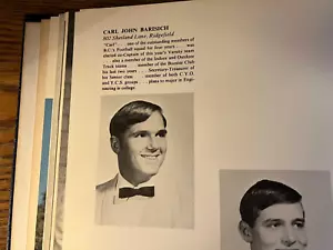 1969 Bergen Catholic High School Annuario senior Carl Barisich Delfini - Foto 1 di 6
