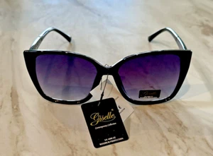 Giselle Occhiali da Sole Donna Massima Protezione Nero Protezione Occhi Sole Un Paio - Foto 1 di 5