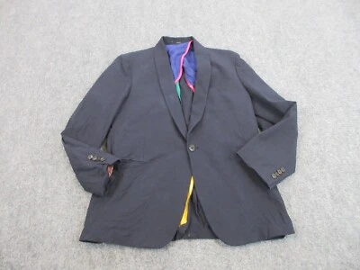 Paul Smith Blazer Mens Adult 42 Blue Casual Cotton Preppy Coat Office Italy - Image 1 of 4