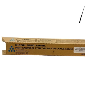 New Ricoh 841503 Print Cartridge Cyan Type MP C2551/C9125/LD625C Toner - Picture 1 of 7