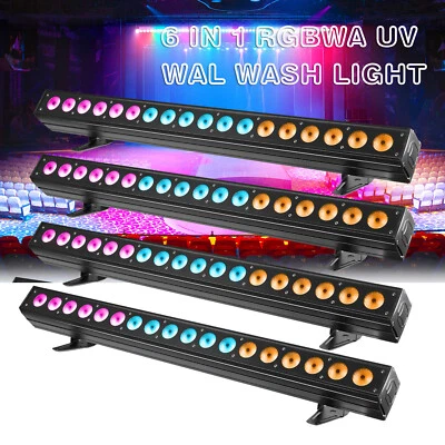 270W LED Wall Washer Lichtleiste RGBWAUV DMX DJ Partylicht Bar Bühnenbeleuchtung - Bild 1 von 4