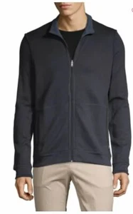 Hugo Boss Wendbares Baumwoll-Sweatshirt Jacke Farbe Marineblau, Größe L, unverbindliche Preisempfehlung des Herstellers 228 $ - Bild 1 von 9