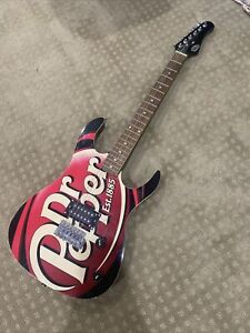 Vintage Dr Pepper promotional guitar