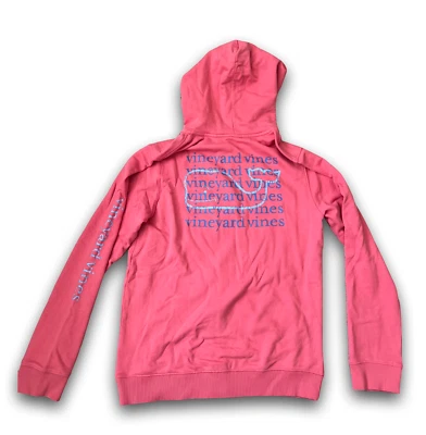 NEW Vineyard Vines Kids Boys Full Zip Hoodie Sweatshirt XL Extra Large Red Hoody - Image 1 of 3
