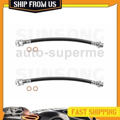 Línea de manguera de freno trasero 2x para Chevrolet Impala 2006 2007 2008 2009 2010 3,9 L Foto 1 de 4