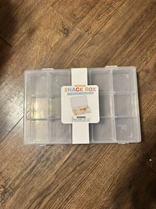 Snackle Box Container, Divided Serving Tray, Snack Box - Picture 1 of 4