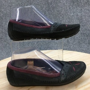 Hush Puppies Shoes Womens 7 M Moccasin Loafer Flats Multicolor Leather Comfort - Picture 1 of 17