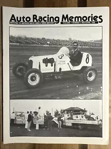 1988 Auto Racing Memories Magazine, Fred Tomshe Midget Car Cover - Picture 1 of 11