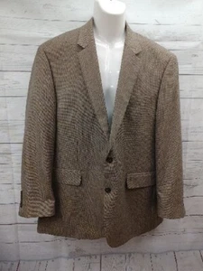 Croft & Barrow Mens Two Button Blazer Poly Blend Sport Coat Jacket Size 44R - Picture 1 of 10