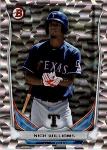 2014 Bowman Draft Top Prospects Silver Ice #TP70 Nick Williams - NM-MT - Picture 1 of 1