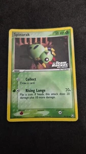 Spinarak 78/109 Ex Team Rocket Return (Trr78) Foil Reverse Pokemon Near Mint - Foto 1 di 2