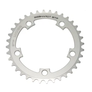 GEBHARDT Chainring Classic | Aluminium silver | 110mm BCD | 33T - 54T - Picture 1 of 14