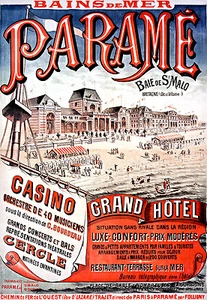 Affiche chemin de fer Ouest - Paramé - Imagen 1 de 1
