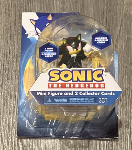 Sonic The Hedgehog Shadow Action Figure 2.5” + 2 Collector Cards Sega New Cover