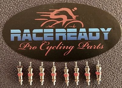 8 RACE-READY  Schrader Valve Cores....Road..MTB...BMX...Bike...Bicycles - Image 1 of 2