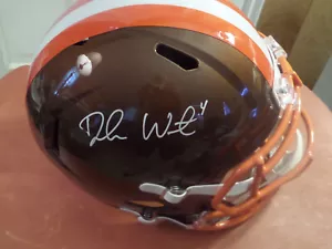 Casco flash tamaño completo firmado por Deshaun Watson Browns Speed, Beckett Witness, #4 - Imagen 1 de 2