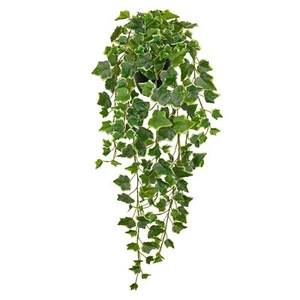 31.4" Artificial Hanging Ivy Vine Plants Faux Leaves in Black Pot Indoor Decor - Picture 1 of 6
