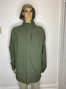 Exofficio Leshan Jacket Removable Hood Stand Up Collar Men’s Size L Green EUC - Picture 1 of 13