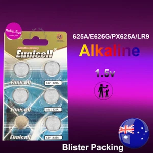 6 x Aukie_Syd LR9 1.5V Alkaline Battery 625A AG625 PX625A V625U L1560 (5+1) - Picture 1 of 1