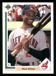 Mark Whiten - 1991 Upper Deck Edizione Finale #75F - Cleveland Indians - Foto 1 di 2