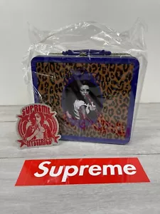 Supreme Hysteric Glamour LUNCH BOX Leopard Print Blue Sealed New FREE SHIPPING ✅ - Picture 1 of 5