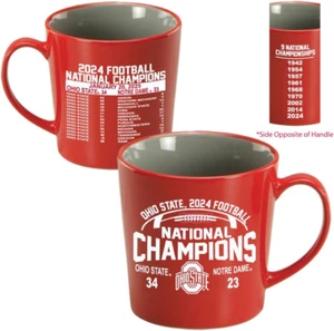 Ohio State Buckeyes 2024 NCAA National Championship Collector S 21 Oz Mug Logo - Picture 1 of 1