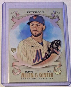 2021 Topps Allen & Ginter Silver Rookie Card David Peterson #130 Mets - Picture 1 of 1