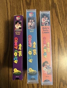 Vintage The Big Comfy Couch 3 VHS Tapes Privacy, Feel Good, & Potty Lesson - Picture 1 of 6