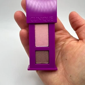 Clinique Eyeshadow Duo – Strawberry Fudge Pink Brown Shade NEW No Box - Picture 1 of 3