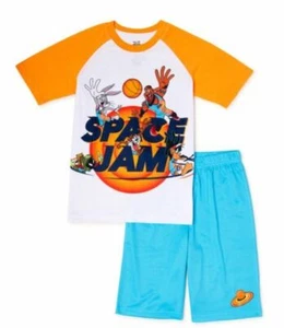 Space Jam Boys' T-Shirt and Shorts Pajama Set - Size 8 - - Picture 1 of 3