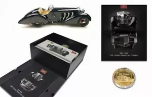 1/18 CMC Mercedes-Benz SSK "Black Prince" 1932 EDIZIONE COMMEMORATIVA CMC S-017 NUOVO CON SCATOLA - Foto 1 di 1