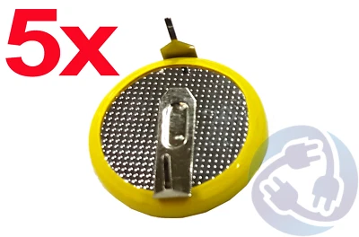 CONSUMER CABLES 5x Replacement CR2032 Tabbed Save Battery for Super Nintendo SNES N64 64 CR 2032