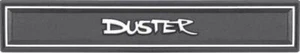1970-72 Plymouth "Duster" Interior Door Panel Emblem - Each - Picture 1 of 1