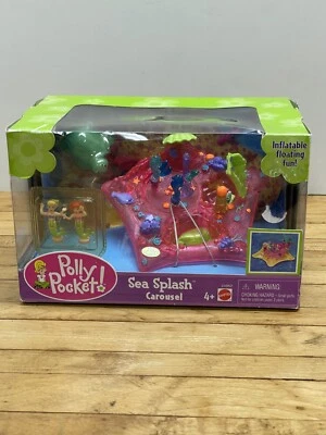 POLLY POCKET - CARRUSEL DE SALPICADURAS DE MAR - Año 2000 - COMO NUEVO Foto 1 de 4