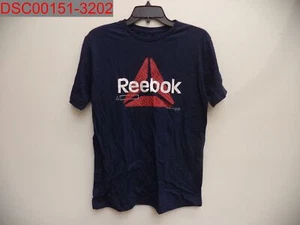 NWT - Reebok Unisex Kids Navy Graphic Crewneck T-Shirt, Size XL (18/20) - Picture 1 of 8