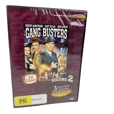 GANG BUSTERS Volume 2 (3 Episodes) DVD TV Classics Robert Armstrong Region 4 New