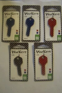 Fibra de carbono Kwikset KW1 ASST llaves en blanco cantidad 5 - Imagen 1 de 1