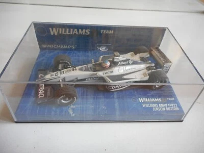 Minichamps F1 Formel 1 Williams BMW FW22 Jenson Button on 1:43 in Box - Bild 1 von 2