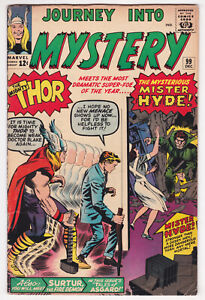 Journey Into Mystery #99 Very Good Plus 4.5 Thor First Appearance Of Mr Hyde