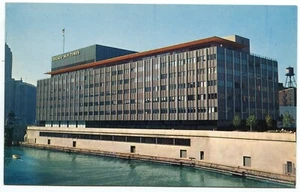 Chicago Sun-Times Gebäude, Chicago, bevor es abgerissen wurde. Chrom. Illinois. - Bild 1 von 2
