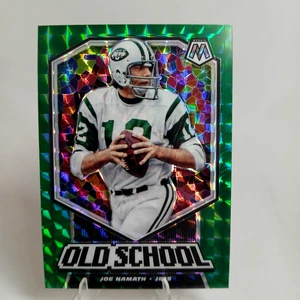 2020 Green Mosiac Prizm Joe Namath Old School #OS7 - Bild 1 von 2