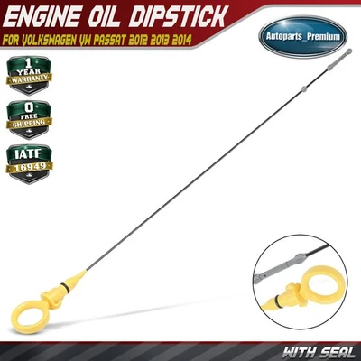 Engine Oil Dipstick w/ Seal for Volkswagen Passat 2012 2013 2014 03L-115-611-T - Image 1 of 4